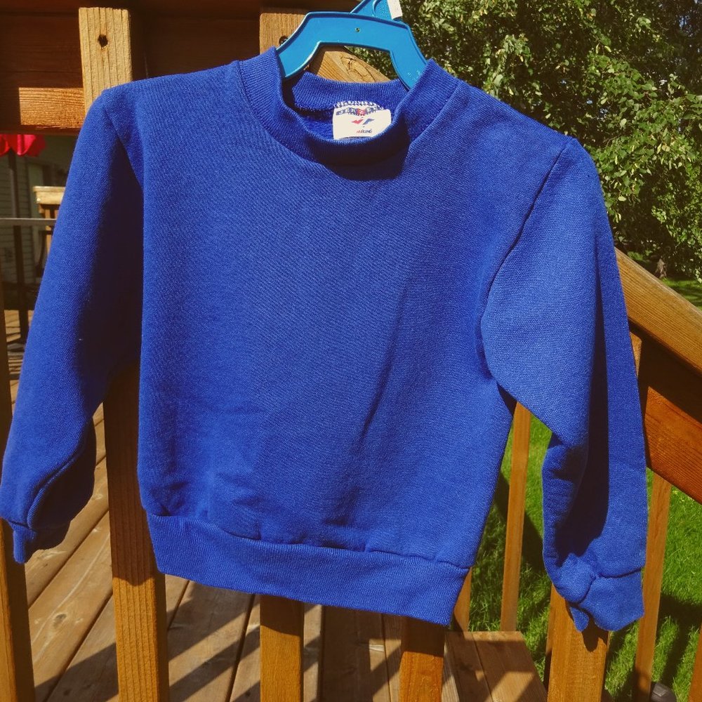 NWOT Kids small dark blue sweatshirt
